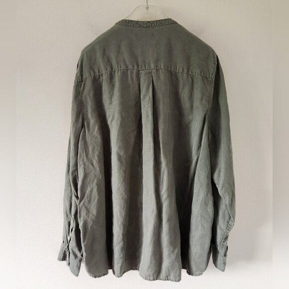 TOMMY BAHAMA | Mission Beach Shirt Blouse green Tencel Sz XL - Picture 4 of 6